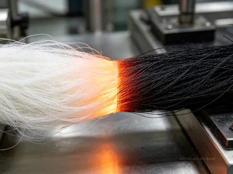 PAN precursor to carbon fiber conversion process