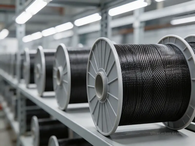 carbon fiber spools after sizing coating factory